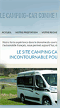 Mobile Screenshot of campingcar-cie.com